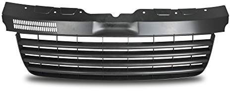 Kühler- Sport- Front- Rippen- Grill ohne Emblem Schwarz Eintragungsfrei