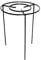 Grow Through Plant Support – Pack of 3 – Available in 4 sizes – Ideal for Agapanthus, Dahlia, Rudbeckia, Peonies, Lupin, etc - Strong Metal Garden Supports with 3 fixed legs for extra stability (Medium - 45cm high x 30cm diameter)