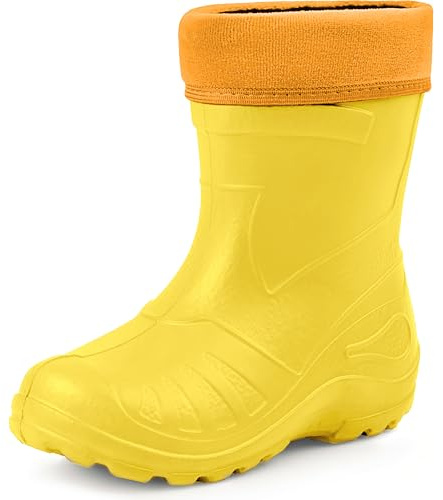 Ladeheid Stivali Bambino e Bambina in Eva KL050 (Giallo1, 34 EU)