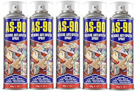 (PACK OF 5) ACTION CAN AS-90 Welders Anti Spatter Multi Use Fluid 400gm Aerosol