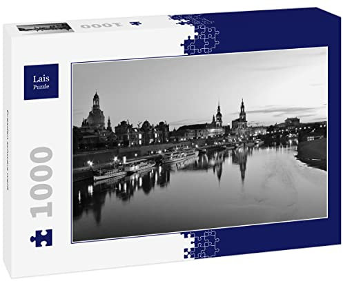 Lais Puzzle Dresden schwarz weiß 1000 Teile