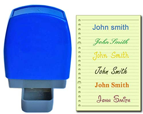 Custom Stempel mit Unterschrift personalisieren – selbstfärbender Stempel als Namensstempel ADF1-ADF15