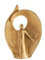Herzmensch Engel des Vertrauens, des Weges, der Führung, des Neubeginns, 801381, Bronze handbearbeitet, 12 x 9 cm, Künstlerin: Andrea Zrenner