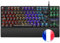 Mars Gaming MKXTKLBFR, Clavier Mécanique Ultra-Compact TKL RGB, Repose Poignet, Switch OUTEMU SQ Bleu, Langue Française