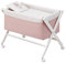 Cambrass - Mini-Kinderbett mit Kreuzbeinen und Rädern mit Bremsen, für die ersten Monate des Babys, leicht zu transportieren, Himmelrosa/BCO 55 x 87 x 74 cm