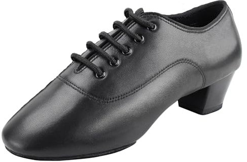 Very Fine Herren Baldrian Marcus und Constantine Latin Collection Bachata Salsa Social Ballroom Tanzschuh, Schwarz, 43 EU