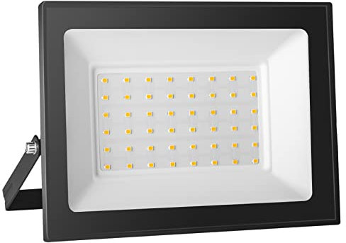Probapro 50W LED Strahler Außen, IP65 Wasserdicht Außenstrahler LED Fluter 5000LM Scheinwerfer Flutlicht, Aussenstrahler für Hinterhof, Garten, Werkstatt, Hof, Auffahrt, Türen, Garage, Flur