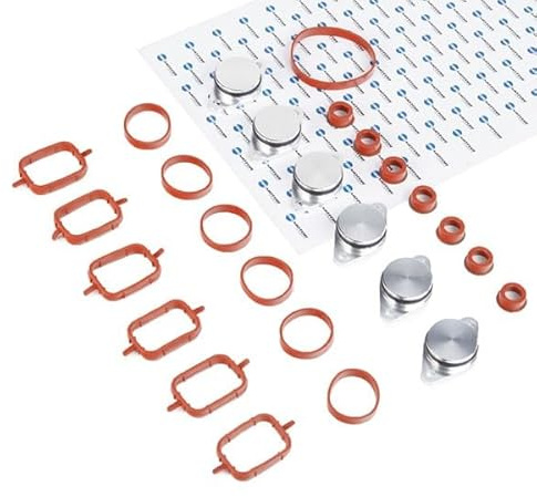 DR.MOTOR AUTOMOTIVE DRM0110SL-32 Dichtungssatz Ansaugkrümmer Kompatibel mit OPEL Omega B Limousine V94 Omega B Caravan V94, BMW 3 Touring E91 3 Limousine E90 3 Limousine E46 5 Limousine E60