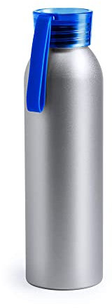 Trinkflasche Highlight Tukel, Aluminium Flasche 650ml, Thermosflasche, Wasserflasche (Aluminium Blau)