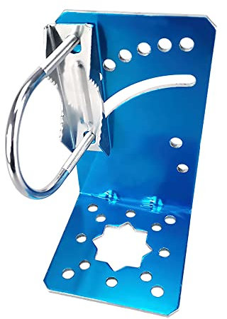 Hsthe Sea Support de montage sur poteau extérieur pour antenne domestique, kit de montage pour pont sans fil, carte réseau, support de fixation en forme de L