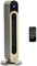HOMCOM Chauffage soufflant oscillant 1100/2200 W - Mini radiateur céramique PTC - télécommande Incluse - Chauffage d'appoint Noir