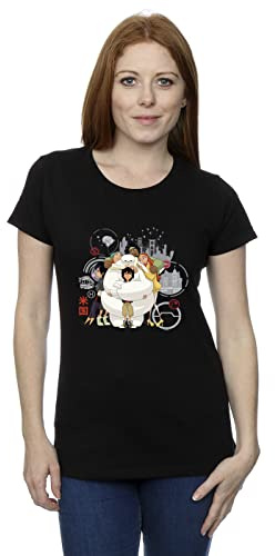 Disney Women's Big Hero 6 Baymax Group Hug T-Shirt