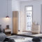 ELEGANT 2 Door Wardrobe Set with Hanging Rail and Full-length Mirror High Gloss Bedroom Furniture Set for Home Bedroom, 5 Colors Available