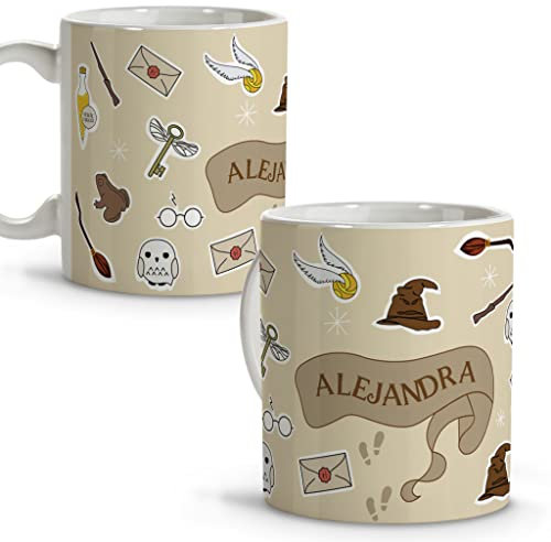 LolaPix Taza personalizada. Regalos Frikis personalizados. Tazas personalizadas de cerámica. Taza Desayuno. Regalo Original. Magia