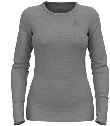 Odlo Intimo termico da donna Merino 200 I Intimo Merino da donna I Maglia termica a maniche lunghe con collo rotondo I Donna