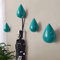 AYGCI Gancio Creativo Gocce d'acqua Ganci per vestiti Gancio Da Parete In Legno Hanger Decorazione Moderna Della Parete 2 pezzi