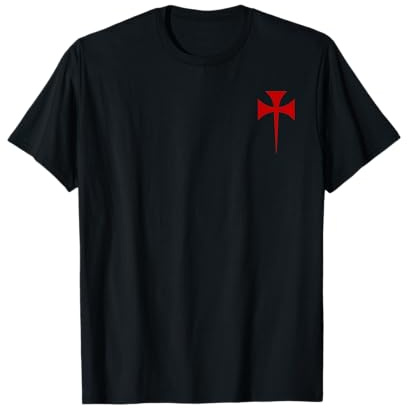 Patte de croix Templier de chevalier avec piquet pointu T-Shirt