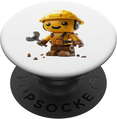 Bauarbeiter Bauunternehmer Architekt Arbeiter Bau PopSockets mit austauschbarem PopGrip