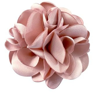 60MM Fleur Grande Broche Épinglettes Élégantes En Tissu Fait à La Main Broches Classique Pour Fête De Mariage Danse Banquet Pour Femmes Robe Costume Vêtements Accessoires Bijoux Cadeaux (Rose)