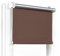 Fenster DEKOR - Rollos Für Fenster Ohne Bohren Braun - Verdunkelungsrollo B60 x H150 cm - Klemmrollo Verdunkelung - Fensterrollo Für Balkontüren - Verdunklungsrollo Leicht Zu Installieren - Klemmfix