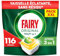 Fairy Original Tablettes Lave-vaisselle All In One, Citron, 116 Capsules, Efficaces Même Sur La Graisse Incrustée