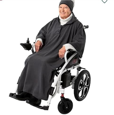 Antar AT53521 Fleece-Rollstuhl-Poncho