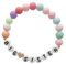Oykrueats Große Schwester Armband,Armband Geschenk Schwester Handmade,Farben Big Sister Armband Kinder,Elastisches Perlenarmband für Schwester Geburtstagsgeschenke von Kleine Schwester