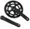 YUANGANG Set di guarnitura doppia per bici da strada, guarnitura 34/50T con corona completamente lavorata a macchina corona doppia rimovibile, guarnitura conica per mountain bike (tipo A)