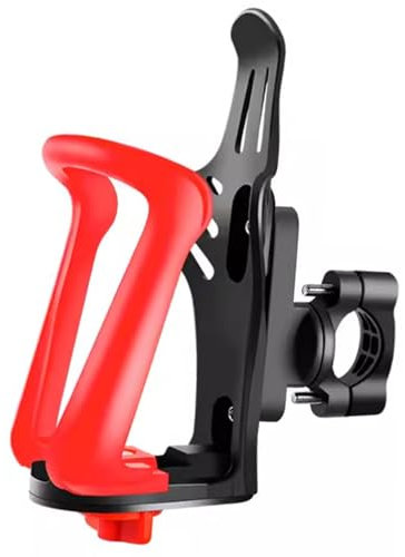 Wennala Porte Gourde Velo VTT,Porte Bidon Velo,Porte-Bidon Réglable pour Vélo,pour Bouteilles de 55mm à 75mm de DiamèTre,Support de Porte-Gobelet de Moto,pour VTT,Vélo,Poussette