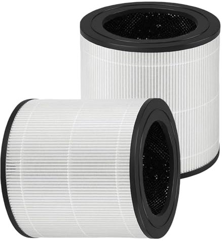 FY0611 - Filtro compatible con Philips 600 Series AC0650/10 AC0651/10 purificador de aire 3 en 1 H13 True HEPA y filtro de repuesto de carbón activado FY0611/30, paquete de 2