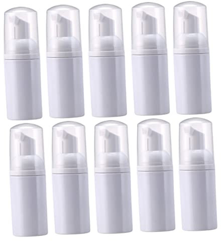 TINEASUR 10piezas Botella Reutilizable y Portátil Para Viajes Botellas Bomba Para Hacer Burbujas Contenedores Vacíos Para Rellenar