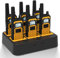 Retevis RB648 Funkgeräte, Robuste Walkie Talkie Wasserdichtes, Staubdicht Sturzsicher, 2000 mAh Handfunkgerät mit 6 Wege Ladegerät, PMR446 Profi Walkie-Talkie für Baustelle, FürIndustrie (6 Stück)
