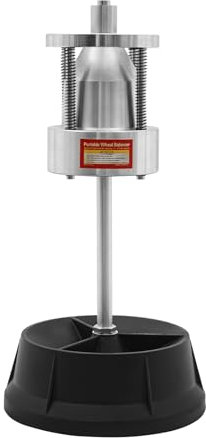 Reifenwuchtmaschine Auswuchtmaschine FüR Reifen Reifenausgleicher AuswuchtgeräT Wuchtmaschine Tragbare SäUle Tyre Balancer Balancing Machine Car Tool Device For Cars & Light Trucks (Silber+Schwarz)