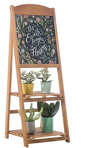 Blumenständer Holz Tafel Blumenständer Café Rack Restaurant Shop Handschrift Stall Brett Pflanzenständer