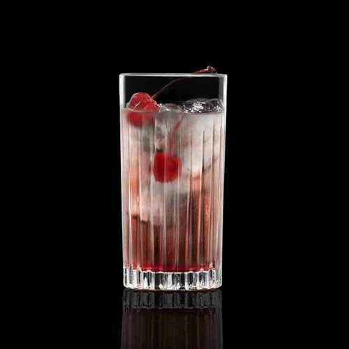 KARACA Vasos de agua grandes de 440 ml, vasos de cocina, regalos para mujeres, juego de 6 vasos, apto para lavavajillas