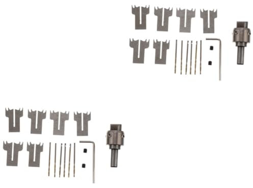 Homoyoyo 2juegos Brocas Para Anillos De Madera Kit De Para Fabricación De Joyas Brocas Para Carpintería y Escultura Madera
