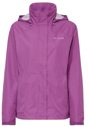 VAUDE Escape Bike Light Regenjacke Damen – Gefütterte Regenjacke mit 2-Lagen Membran, reflektierende Jacke wasserdicht 412g