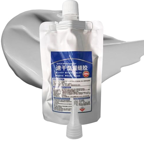 Sellador De Lechada De Poliurea Liquido,200g Sellador Impermeable Reparación Hormigón,SelladorDe Grietas De Hormigón,Pegamento De Calafateo De Secado Rápido, Adhesivo Sellado Grietas Cemento