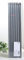 CandleCorner Stabkerzen, 30 x 1,2 cm Ø, 12er-Pack, anthrazit-grau