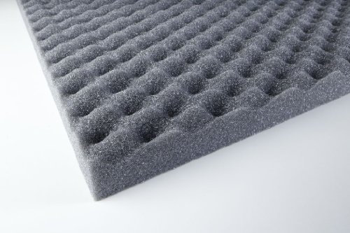 Panneau insonorisant bosselé, en polyuréthane, Wave Top 50, auto-adhésif