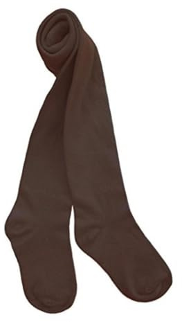 Country Kids Girl's Luxury Cotton Tights, Warm Brown, 1-3 Years UK