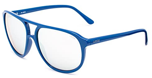 Lozza S0353735 Brille, Blau, 58 mm, Unisex, Erwachsene, blau, 58 mm