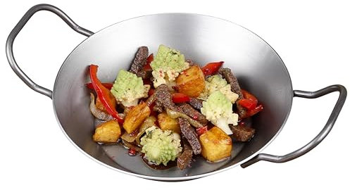 chg Eisenpfännchen, d = 20 cm-mit 2 Griffen, Silber, 20 x 20 x 4.0 cm