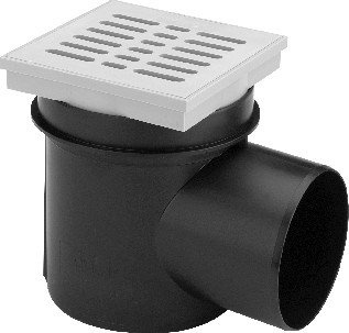 Viega Bodega enólogo Drainage in 4956 KST 100 mm schwarz