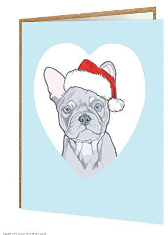 for French Bulldog Lovers- Cute A6 Christmas Xmas Card