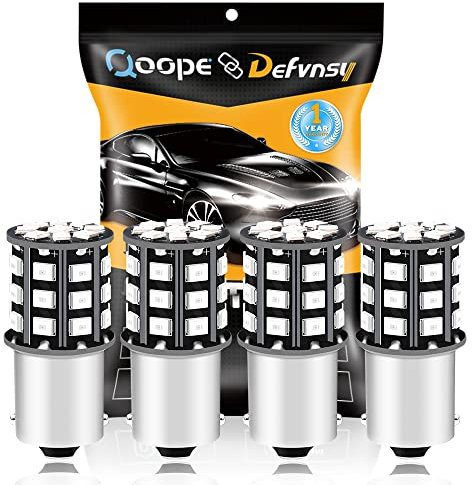 Defvnsy P21W 1156 BA15S Ampoule LED, Extrêmement Brillant Rouge 12V-24V DC Pas de Polarité 1141 1003 7506 Ampoules Voiture, 33SMD 2835 Remplacement Ampoule pour Feu Arrière, Feu de Freinage, Feu Stop