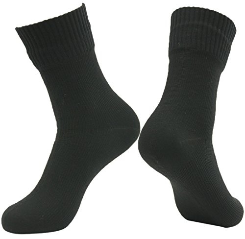 RANDY SUN Wasserdichte Socken, [SGS zertifiziert] Unisex Sport Wandersocken – Schwarz – XS: US Herren 5-7/US Damen 6-8
