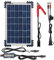Optimate Solar Duo 10W, TM522-D1, 6-Step 12V / 12.8V 0.83A Weatherproof Solar Battery Saving Charger & maintainer