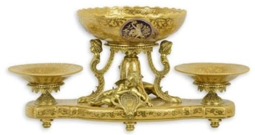 Casa Padrino Art Nouveau Etagere Multicolored/Gold 55 x 25 x H. 27 cm - Magnificent Hotel & Restaurant Accessories