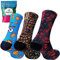 Jungle Socks, 3er Pack Fun Sportsocken für Crossfit, Fitnessstudio, Radfahren, Laufen, Paddle-Tennis, Gewichtheben, Trekking. Bequem, widerstandsfähig und nahtlos. Entworfen in Europa.